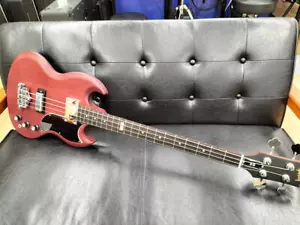 Gibson SG bass SP 120TH czerwony z twardym etui elektryczna gitara basowa używana z Japonii - Zdjęcie 1 z 11