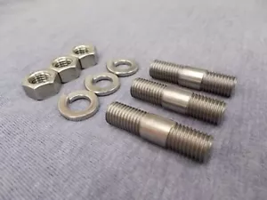 Triumph TR5/6 Spitfire/Herald STAINLESS STEEL Water Pump Stud, Washer & Nut Kit - Picture 1 of 8