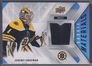 JEREMY SWAYMAN, 2021 Upper Deck Rookie Materials Jersey Patch #RM-JS