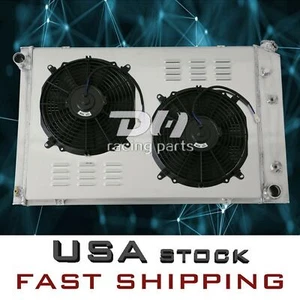 Ventilador de funda radiador de aluminio de 3 filas para camioneta pickup 73-91 86 Chevy C10 C20 C30 K10K20 73-91 86 - Imagen 1 de 10