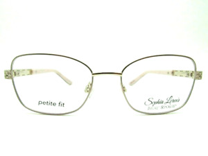 Sophia Loren MBR89 C019 Rose 50 x 17 135 mm Petite Eyeglass Frame*