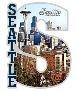 Imán para nevera Seattle Washington Capitol S - Imagen 1 de 1