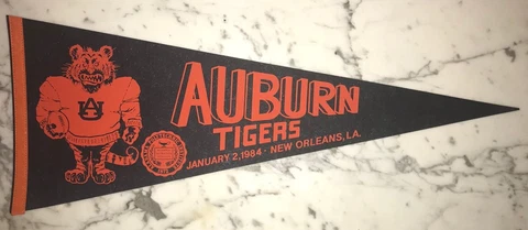AUBURN 1984 SUGAR BOWL PENNANT Cover