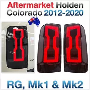 Pair Smoked LED Tail Rear Lights Lamp For Holden Colorado RG 2012-2019 2020 AU - Picture 1 of 9