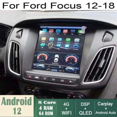 Car Android Gps Navigation Wifi 10.4" For Ford Focus 12-18 Radio Carpaly - Image 1 of 4