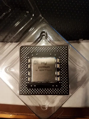 Intel Pentium MMX FSB 66 MHz 166 MHz Socket 7 CPU SL27H - Image 1 of 4