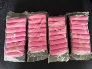 32 Piece Pink Sponge Foam Rollers. Soft curlers - 6cm length and 1.5cm width - Picture 1 of 6