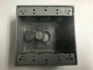 Hubbell 5345-0 Two Gang 5-3/4-Inch Outlets Weatherproof Box - Picture 1 of 3
