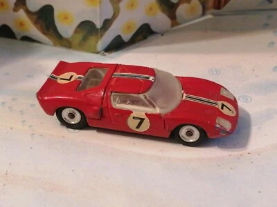 Dinky Toys Ford GT voiture de course numéro 7 meccano LTD racing car/ course    - Photo 1/4