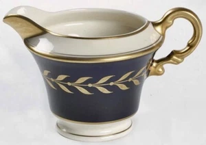 RICHELIEU by Syracuse China Creamer Old Glory Laurel on Colbalt - Picture 1 of 5