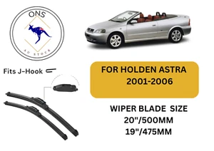 WIPER BLADES FOR HOLDEN ASTRA CONVERTIBLE 2001-2006 - Picture 1 of 4