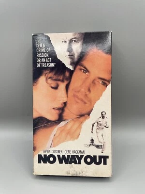 No Way Out (VHS,1995) Kevin Costner, Gene Hackman, Sean Young Vintage - Image 1 of 4