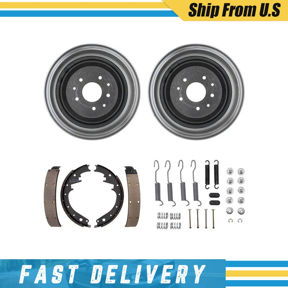 Se adapta a Chevrolet Corvette 1956 1957-1962 tambores traseros zapatas de freno herrajes resorte Foto 1 de 4