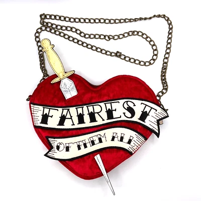 Белоснежная сумочка Oh My Disney Store Fairest of Them All сумка через плечо с сердечком красная - Изображение 1 из 4