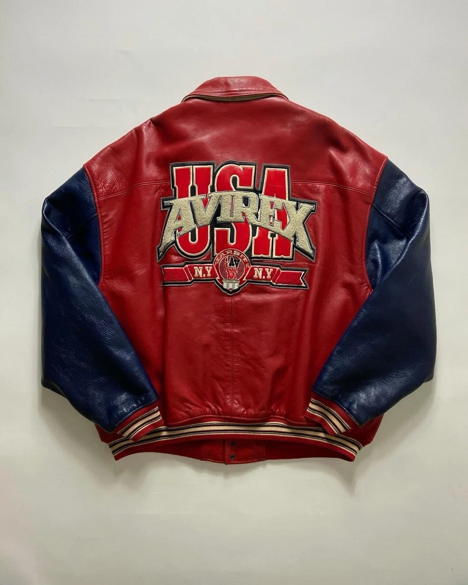 Avirex Varsity Jacket In Vintage Outerwear Coats & Jackets For Men