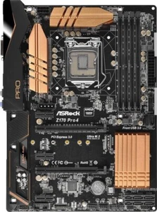 ASRock Z170 Pro4 Intel Z170 Mainboard ATX Sockel 1151 #110463 - Afbeelding 1 van 2
