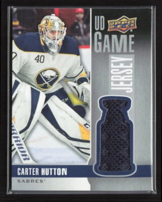 2019-20 Upper Deck #GJ-CA Carter Hutton UD Game Jersey - Image 1 of 2