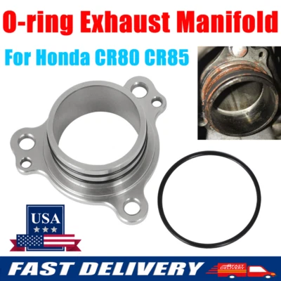 Kit colector brida escape acero inoxidable sin fugas para Honda CR80 CR85 Foto 1 de 4