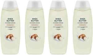 4x Shea Butter Shower gel, Moisturising Shower Gel DERMATOLOGICALLY TESTED 500ml - Picture 1 of 3