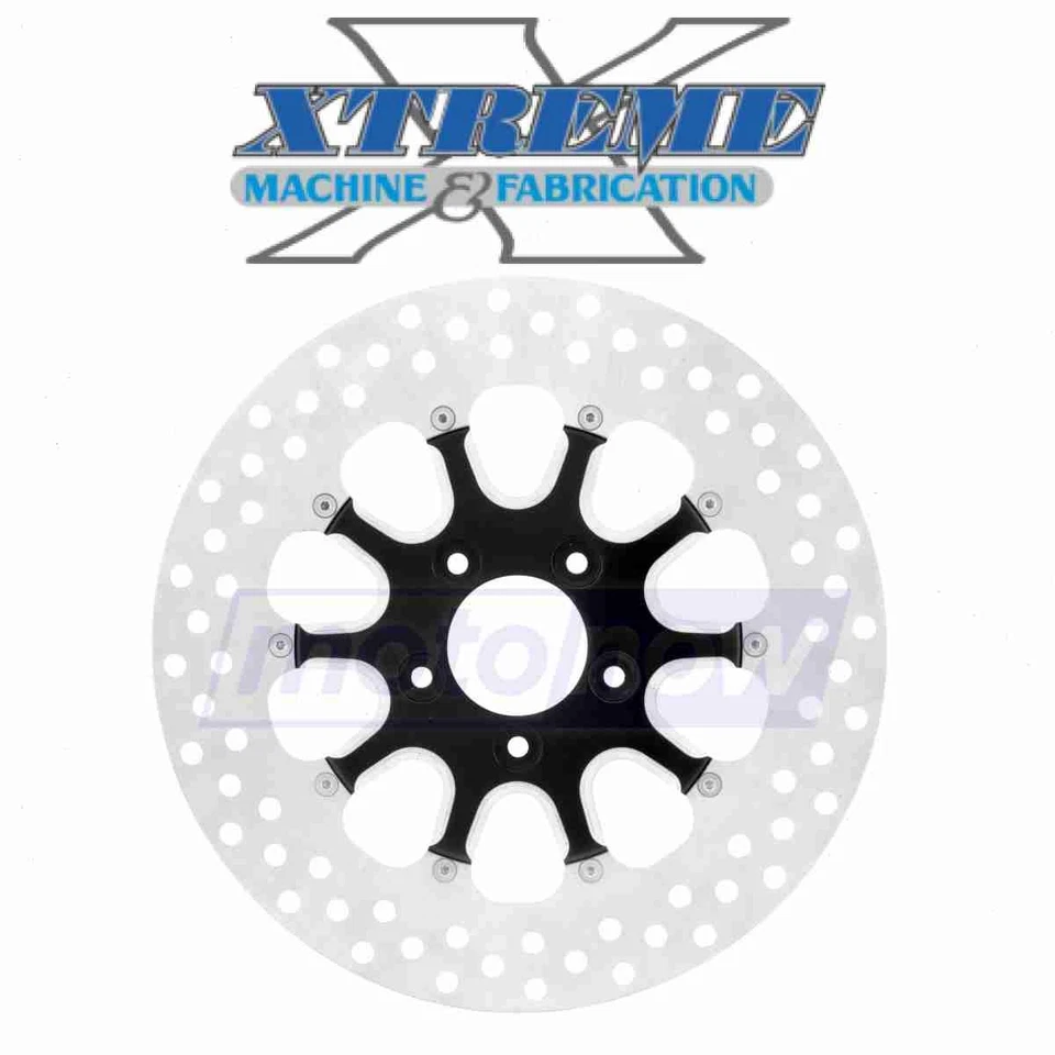 Xtreme Machine Rear Launch Brake Rotor for 2000-2017 Harley Davidson XL1200C fy Foto 1 de 4