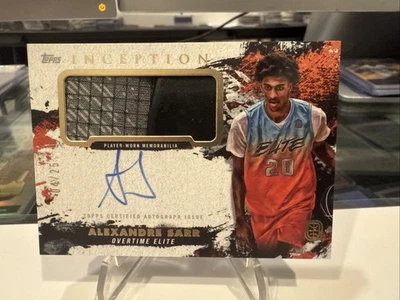 2021-22 Topps Inception OTE ALEX SARR Player Worn Shoe Relic /25 🔥On Card Auto - Image 1 of 4