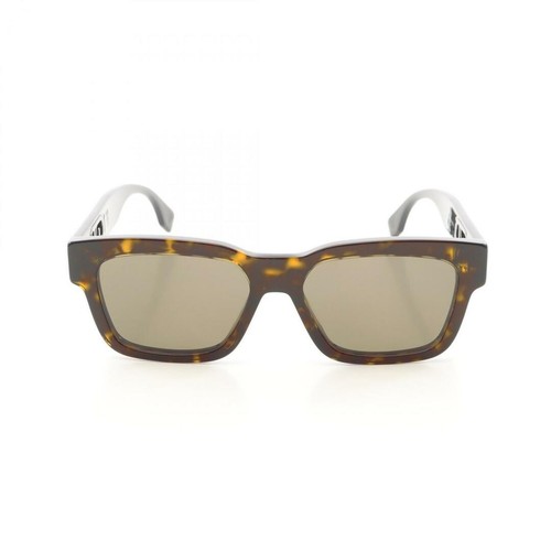 FENDI O'LOCK Occhiali da Sole Abbigliamento Acetato Donna Marrone 40107I 52E [Nuovi]