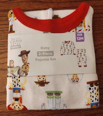 Disney Toy Story Infantil 2 Piezas Pijama Set 12 Meses Nuevo Foto 1 de 2