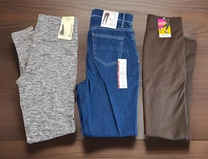 No Boundaries Leggings, Time & True Jeggings & Mopas Fleece Lined Legging S NWT - Picture 1 of 13