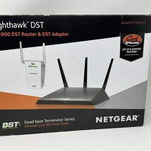 Netgear Nighthawk DST AC1900 DST Router + DST Adapter - R7300DST-100NAS - Picture 1 of 8