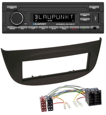 Blaupunkt USB DAB MP3 Bluetooth Autoradio für Renault Twingo (07-12) schwarz - Bild 1 von 4