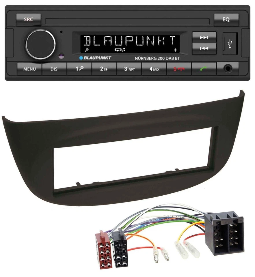Blaupunkt USB DAB MP3 Bluetooth Autoradio für Renault Twingo (07-12) schwarz - Bild 1 von 4