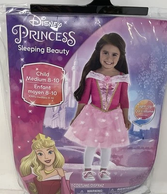 NUEVO Disfraz Princesa Disney Talla M (8-10) BELLEZA DURMIENTE con Licencia Foto 1 de 4