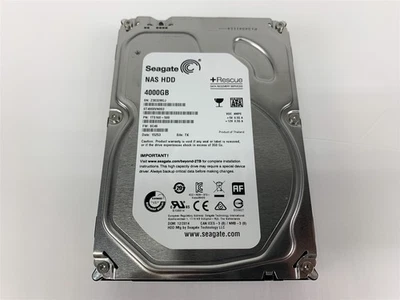 Seagate 4TB NAS HDD 5900rpm 6GB/s SATA III ST4000VN003 1T5168-500 - Image 1 of 4