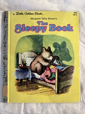 Vintage A Little Golden Book The Sleepy Book 209-37 .89 #350 - Imagem 1 de 4