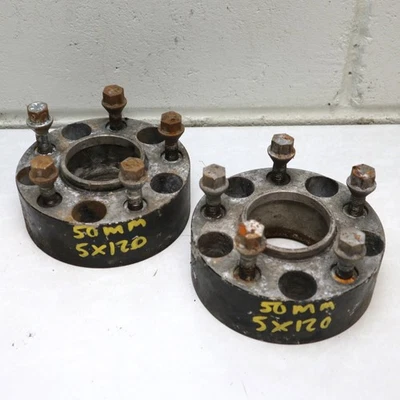Separadores de rueda centrados en el cubo de 50 mm para BMW Serie E36 o E46 serie 3 5 x 120 Foto 1 de 4