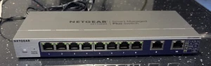 Netgear GS110EMX-100PES - Manageable Smart Plus Network Switch 8 Gigabit Ports - Picture 1 of 3