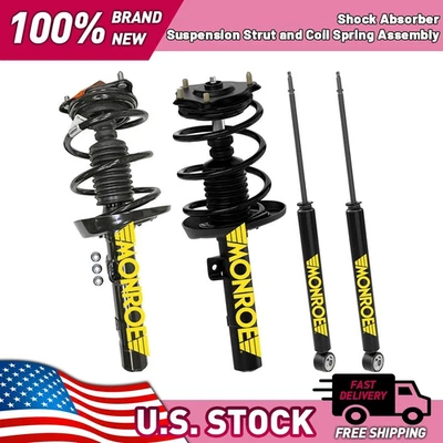 Front Rear Struts w/ Coil Springs Shock Absorbers for 2016-2019 Honda Civic 1.5L - Image 1 of 4