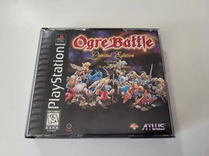 Ogre Battle: Limited Edition (Sony Playstation 1, 1996) PS1 Game With Manual - Picture 1 of 10