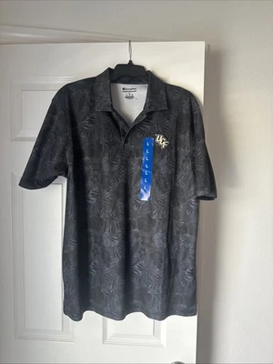 UCF Knights Colosseum Men's Polo Shirt Size Large Black / Gray Tropical NWT - Image 1 of 3