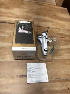 Hallmark Keepsake Transbordador Espacial Stringer Luz Adorno Mágico Navidad 1995 - Imagen 1 de 14