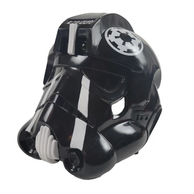Capacete de piloto Star Wars Squadrons Tie Fighter cosplay adereço resina adulto Halloween - Imagem 1 de 4