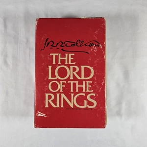 J.R.R. Tolkien Lord of the Rings Houghton PB Box Set Slipcase - Picture 1 of 15