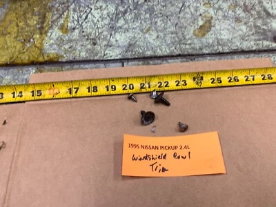 1993-1997 NISSAN PICKUP  WINDSHIELD COWL TRIM SCREWS SET OF 5 - Image 1 of 4