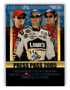2005 Press Pass #120 Johnson/Gordon/Earnhardt Jr. Checklist 202424 - Picture 1 of 2
