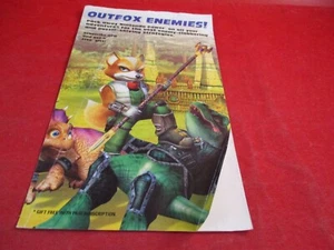 Star Fox Adventures Nintendo Gamecube Nintendo Power Promo Oferta Inserto SOLO #Y - Imagen 1 de 3
