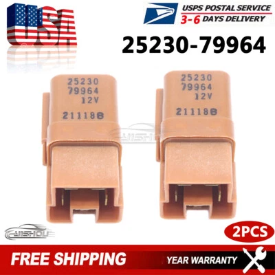 Relé multiusos 2 piezas 6 pines para Nissan Máxima Frontier Infiniti 25230-7996A Foto 1 de 4