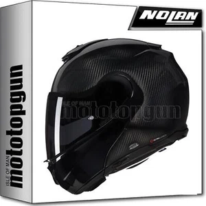 nolan flip-up motorcycle helmet travelling x-1005 ultra carbon puro 324 m - Picture 1 of 4