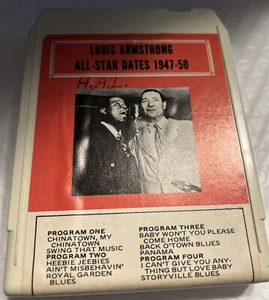 Louis Armstrong All-Star Dates 1947-50 8 track - Imagen 1 de 2
