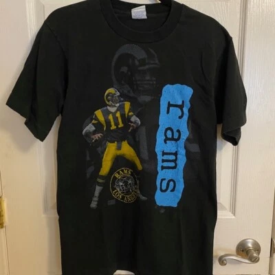 Vtg 90s Los Angeles L.A. Rams Jim Everett Salem Tee Men S Made In USA - Image 1 of 4