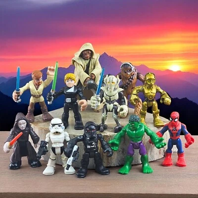 Lote de figuras Hasbro Imaginext Super Heroes Marvel Heroes Villanos Star Wars Trooper Foto 1 de 4
